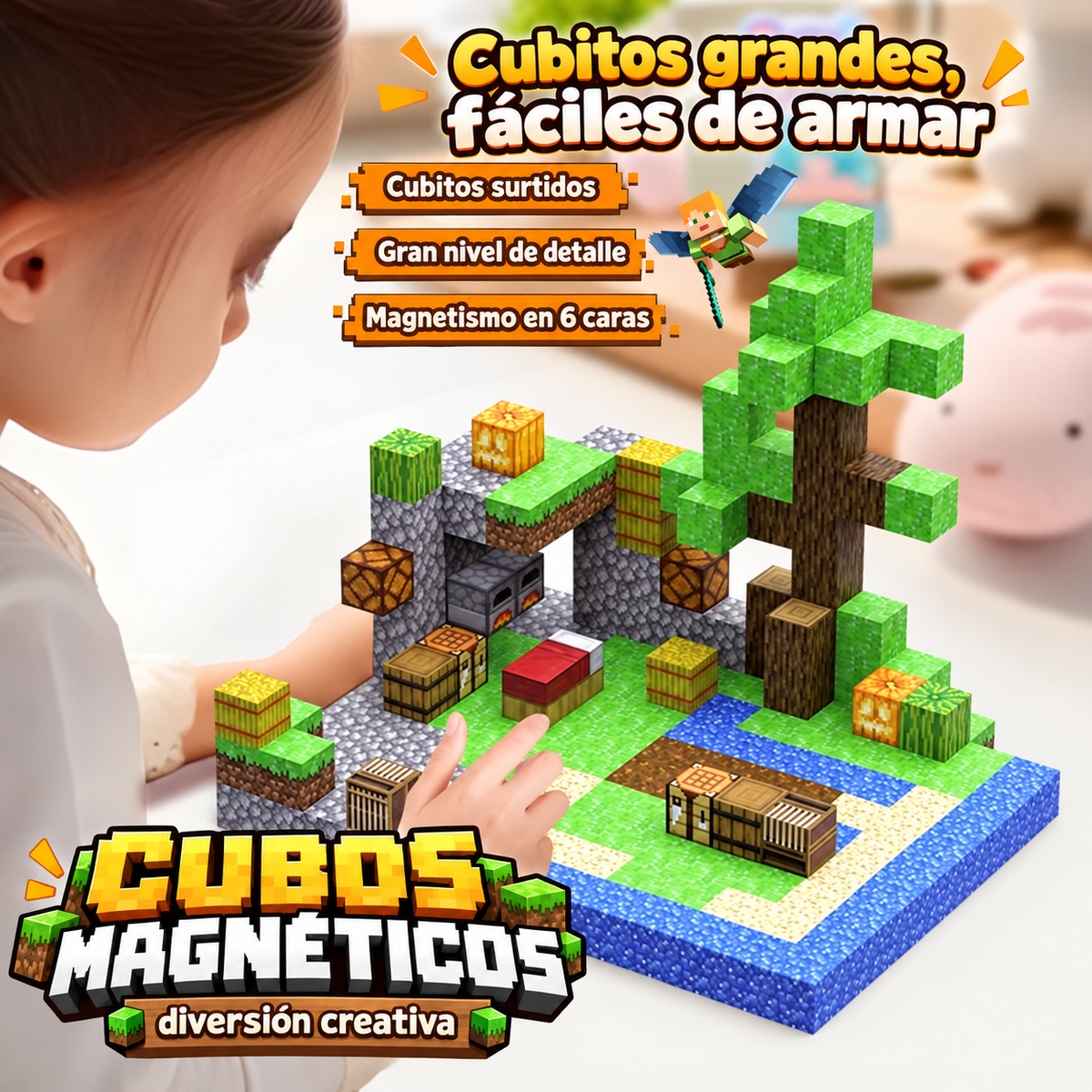 Cubos Magnéticos Pixel