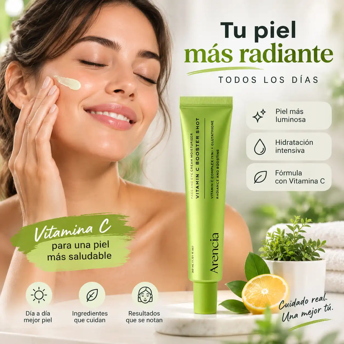 Arencia™️ Vitamin C Booster Shot — Luminosidad y tono parejo