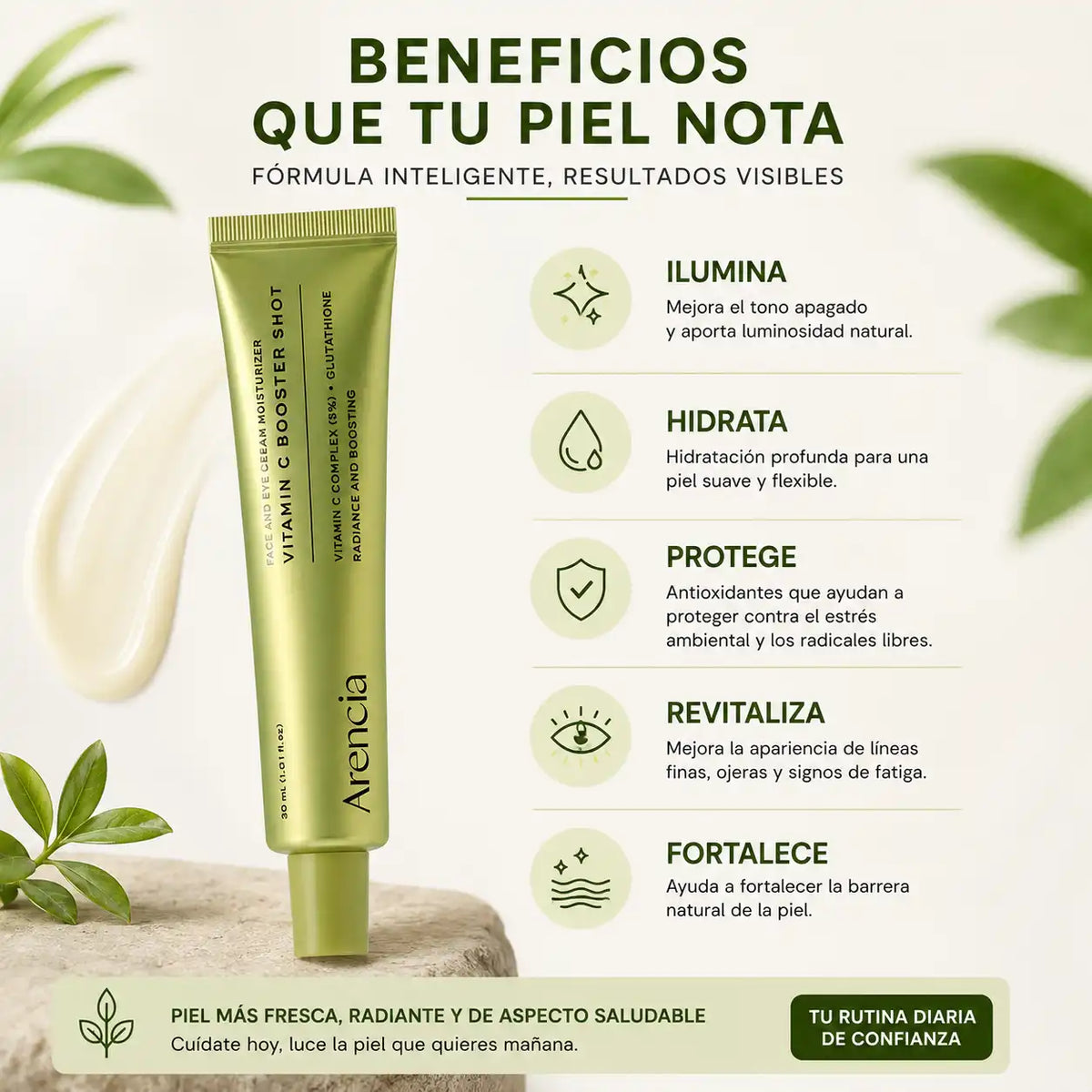 Arencia™️ Vitamin C Booster Shot — Luminosidad y tono parejo