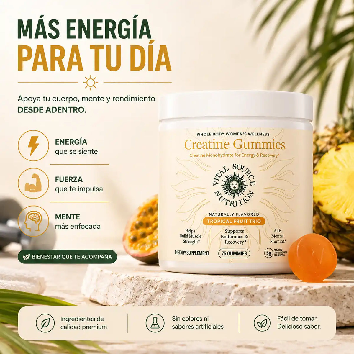 Creatine Gummies™️  Fuerza real para tonificar tu cuerpo