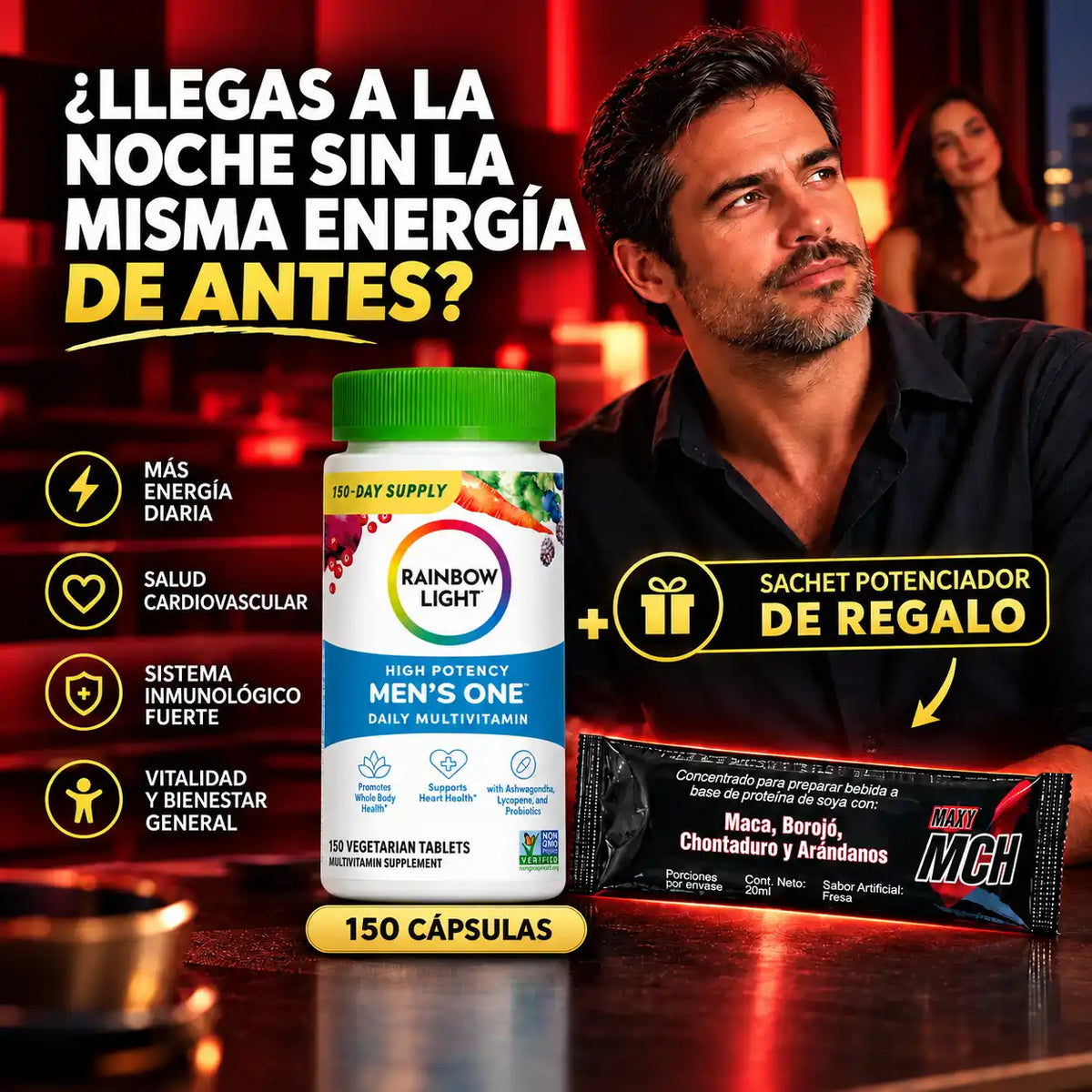 Men's One™️ Energía y vitalidad 150 Capsulas