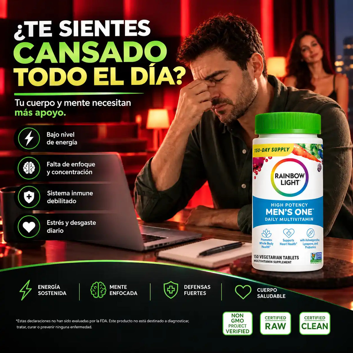 Men's One™️ Energía y vitalidad 150 Capsulas