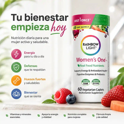 Rainbow Light Women's™ Energía & Bienestar Diario 60 Capsulas