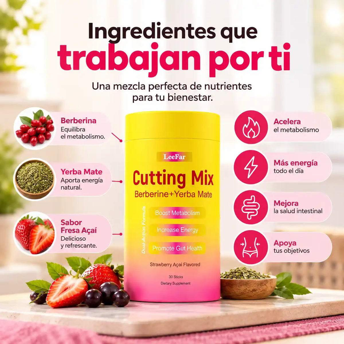 LeeFar™️ Control de antojos y energía natural - 30 Sobres