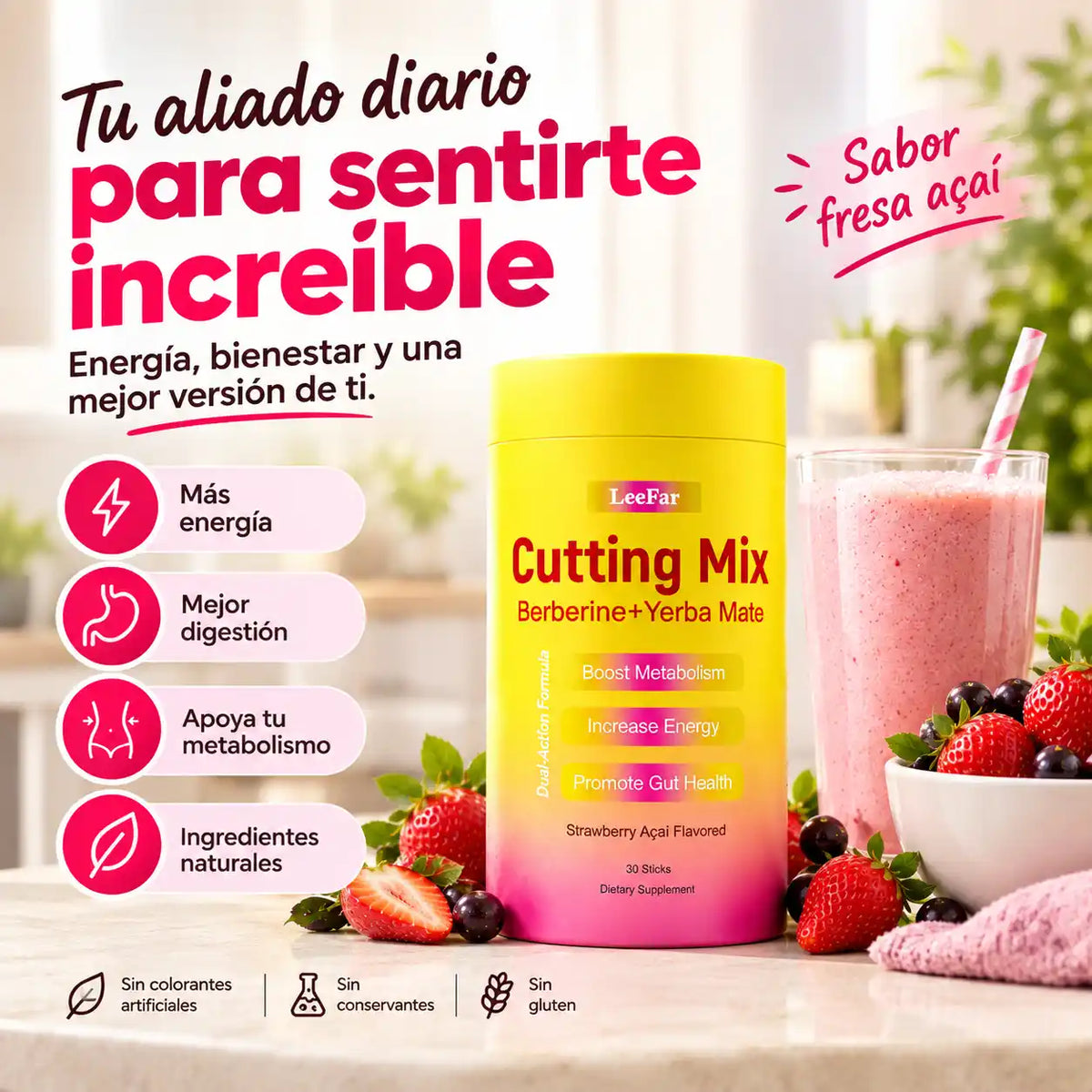 LeeFar™️ Control de antojos y energía natural - 30 Sobres